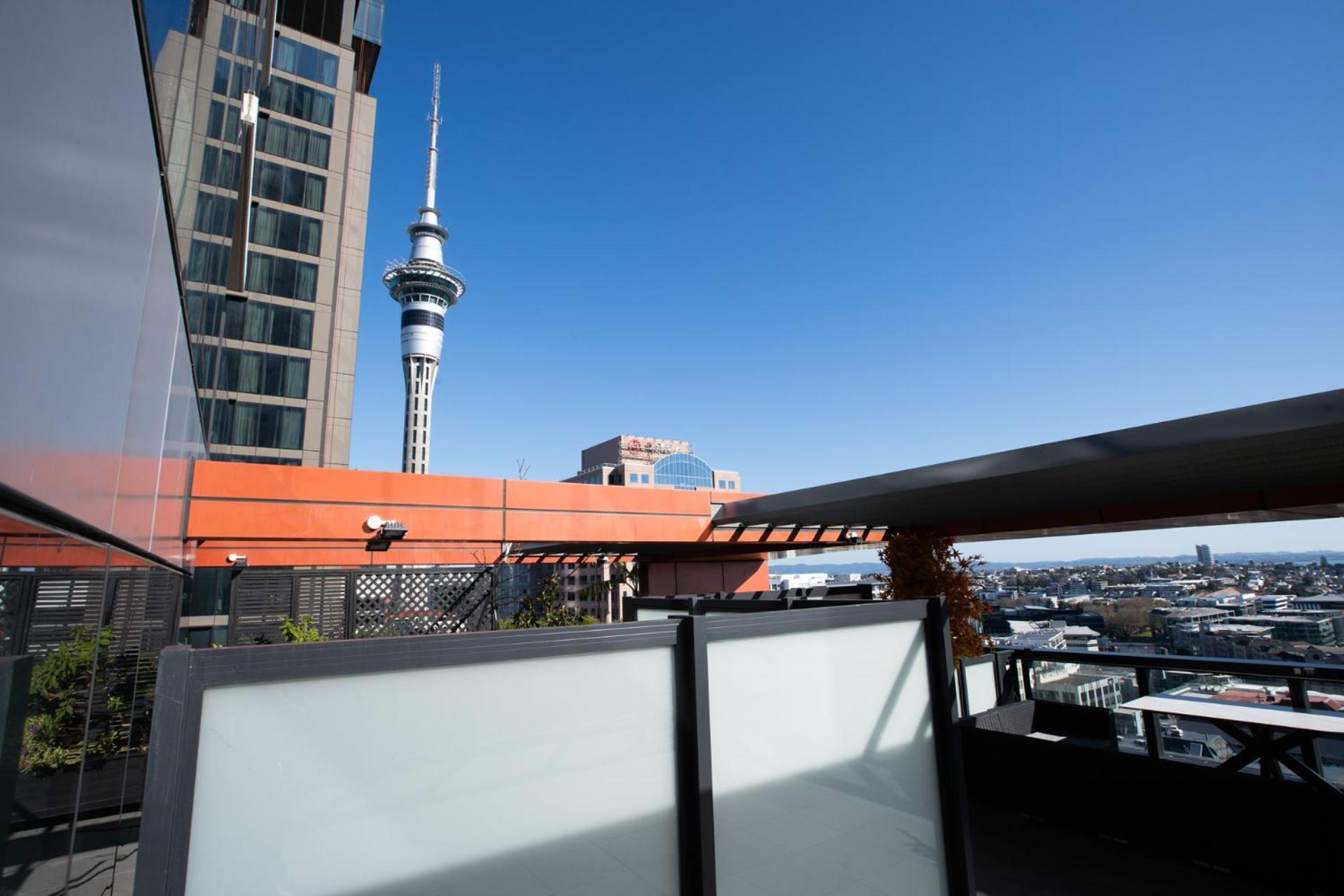 天空城景 海景 私人大阳台公寓 Auckland Kültér fotó